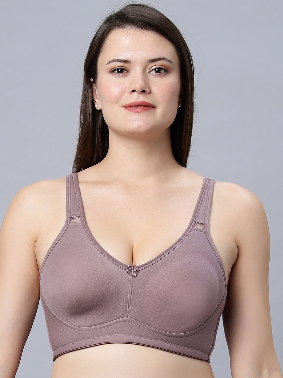 

In Care Full Coverage Pure Cotton T-shirt Bra, Mauve