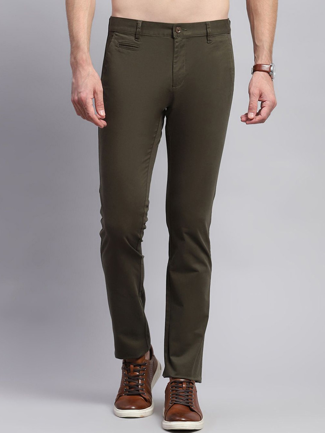

Monte Carlo Men Trousers, Olive