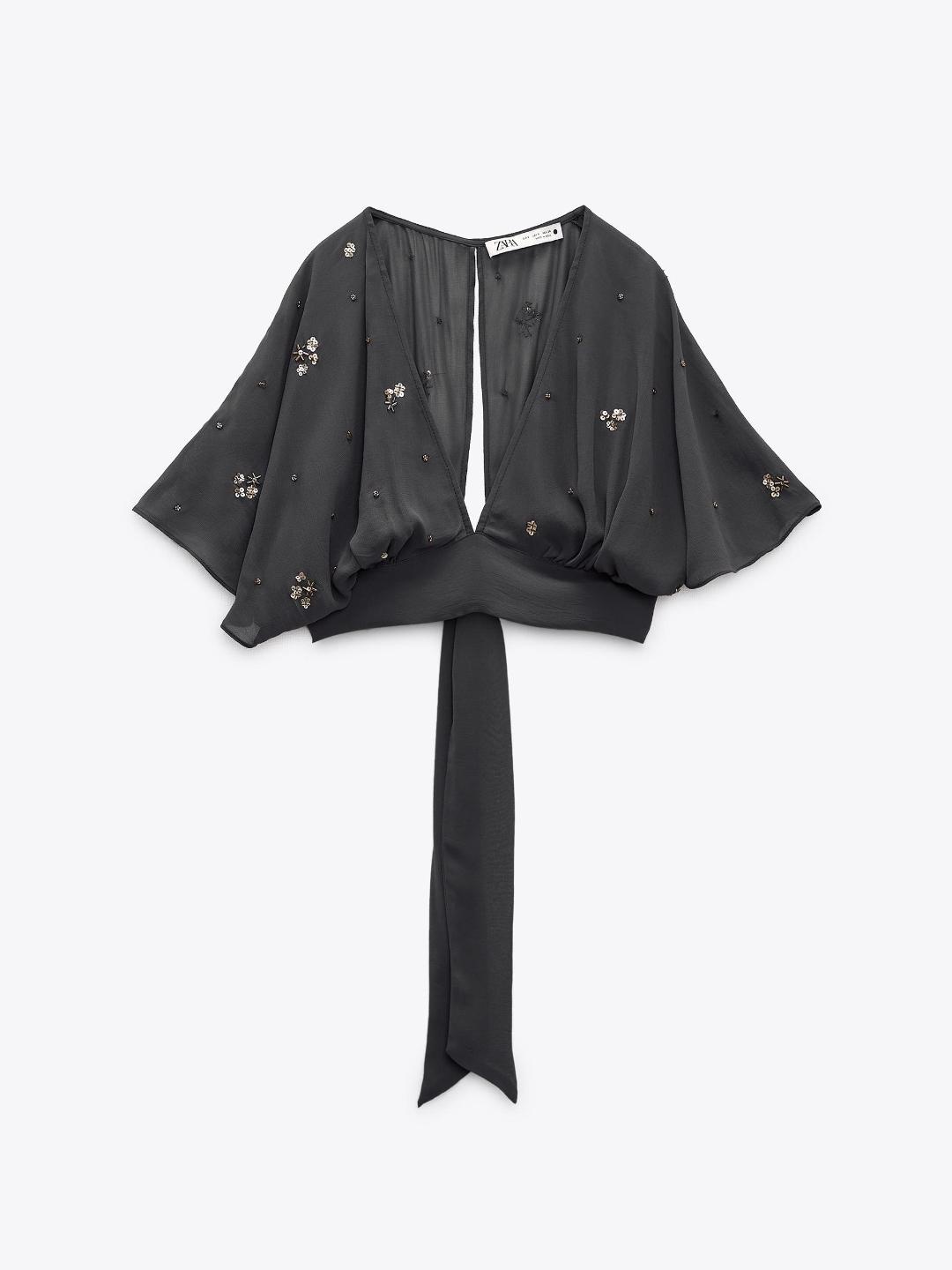 

ZARA Women Grey Tops