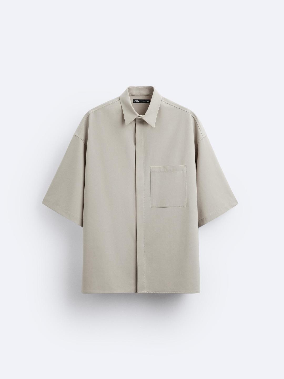 

ZARA Men Beige Shirts