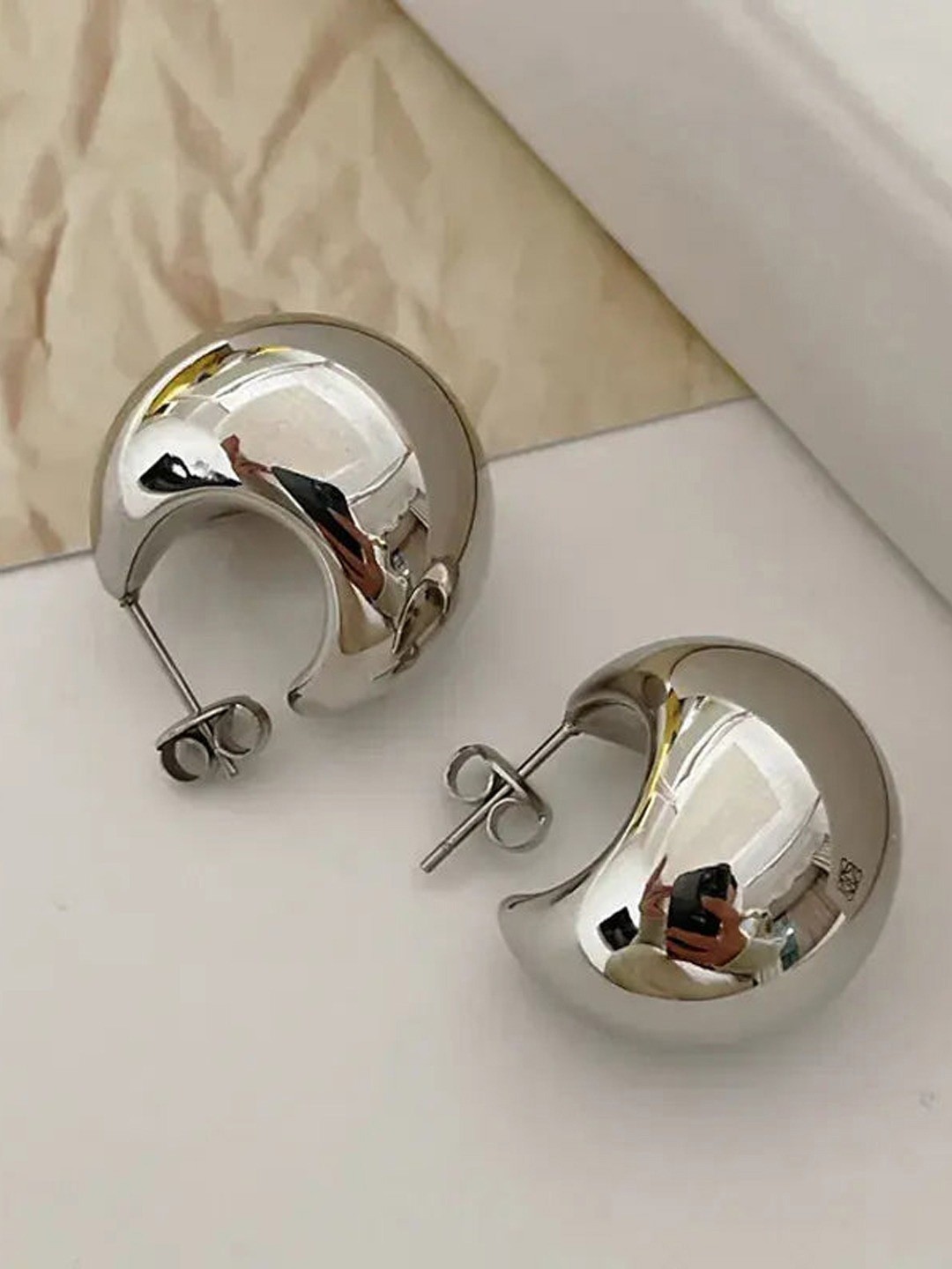 

FIMBUL Silver Plated Classic Studs