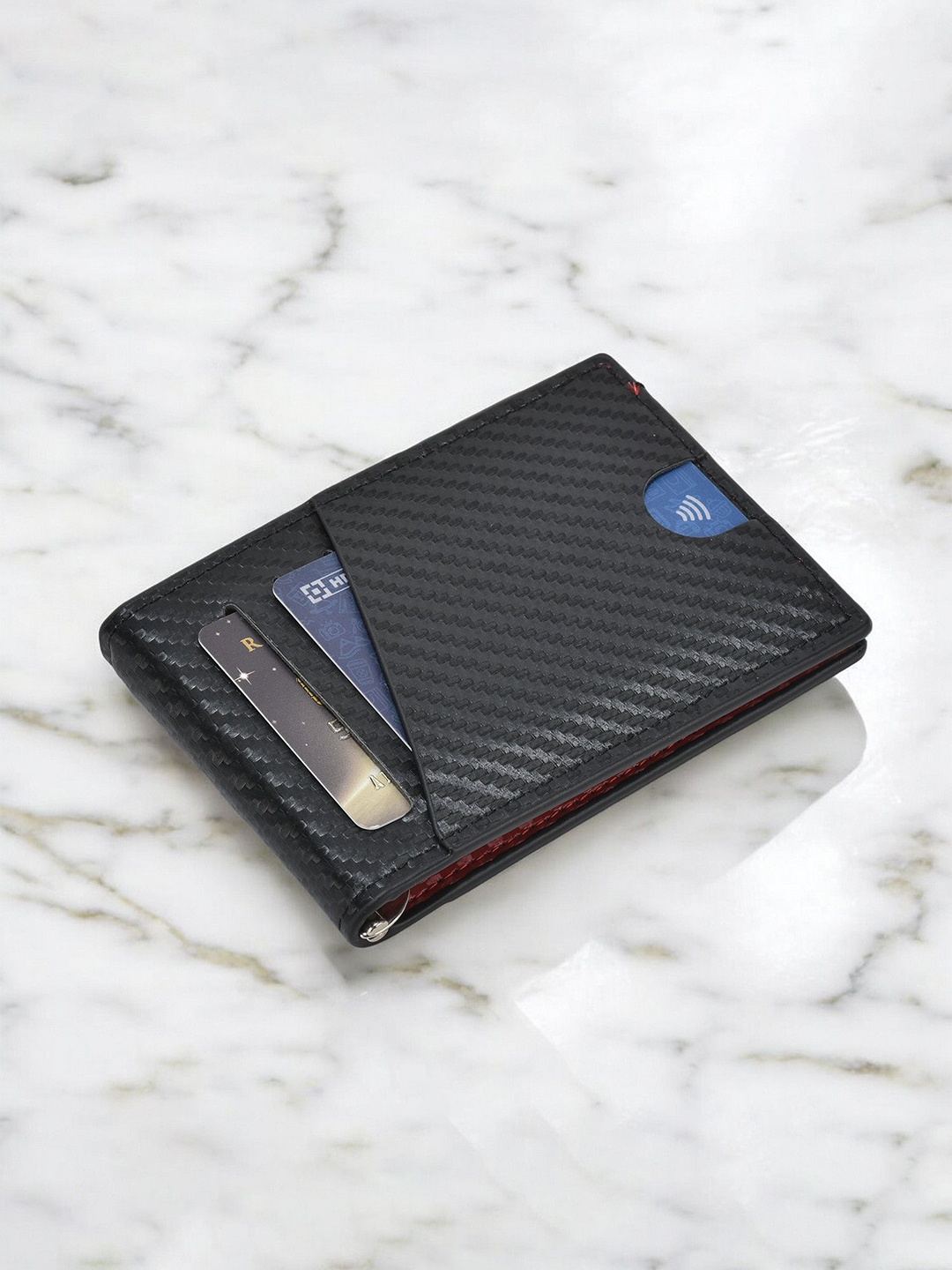 

Kastner Unisex Synthetic Leather Card Holder, Black