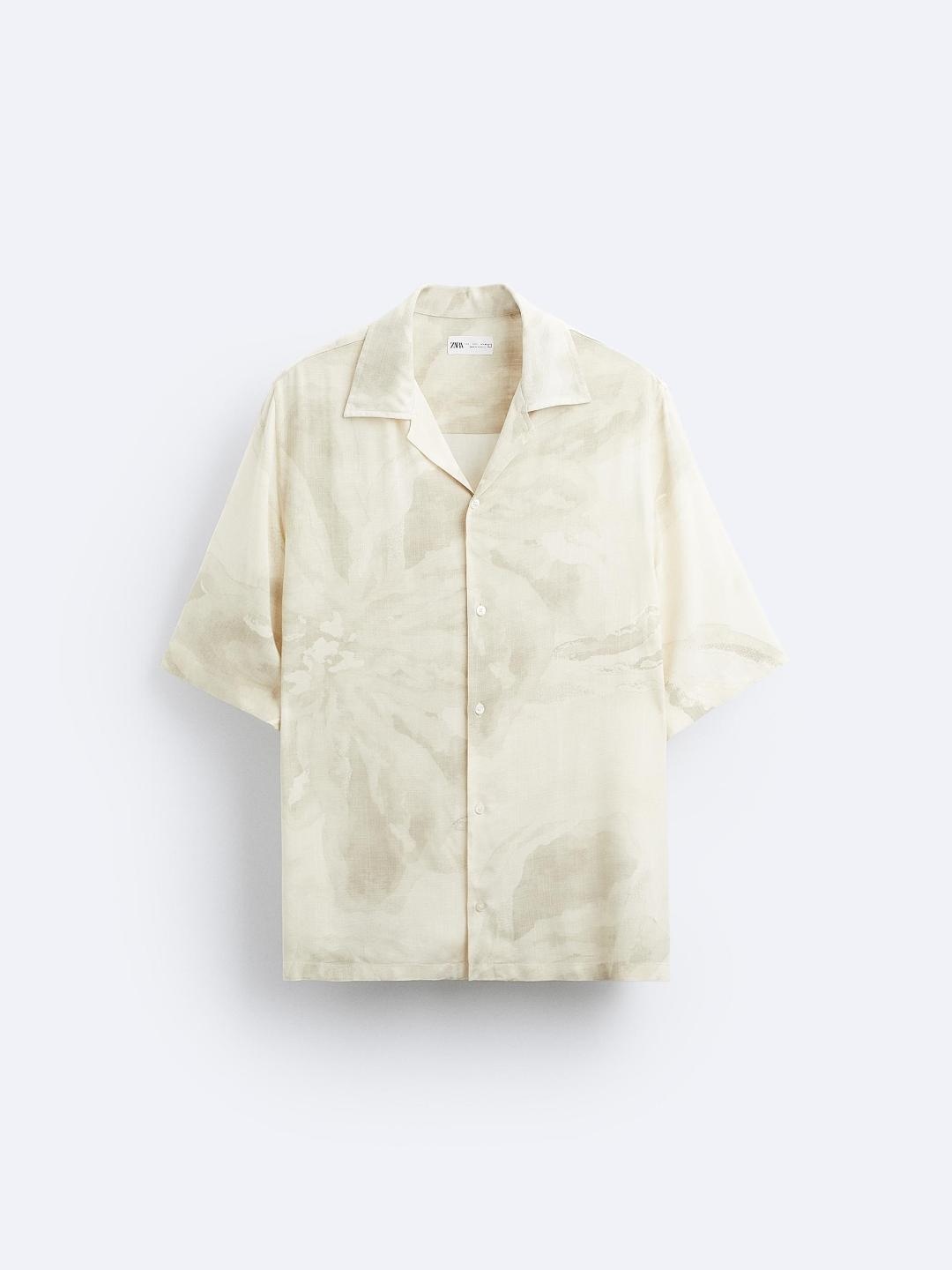 

ZARA Men Off White Shirts