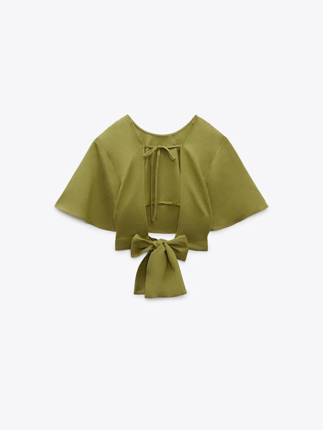 

ZARA Women Tops, Olive