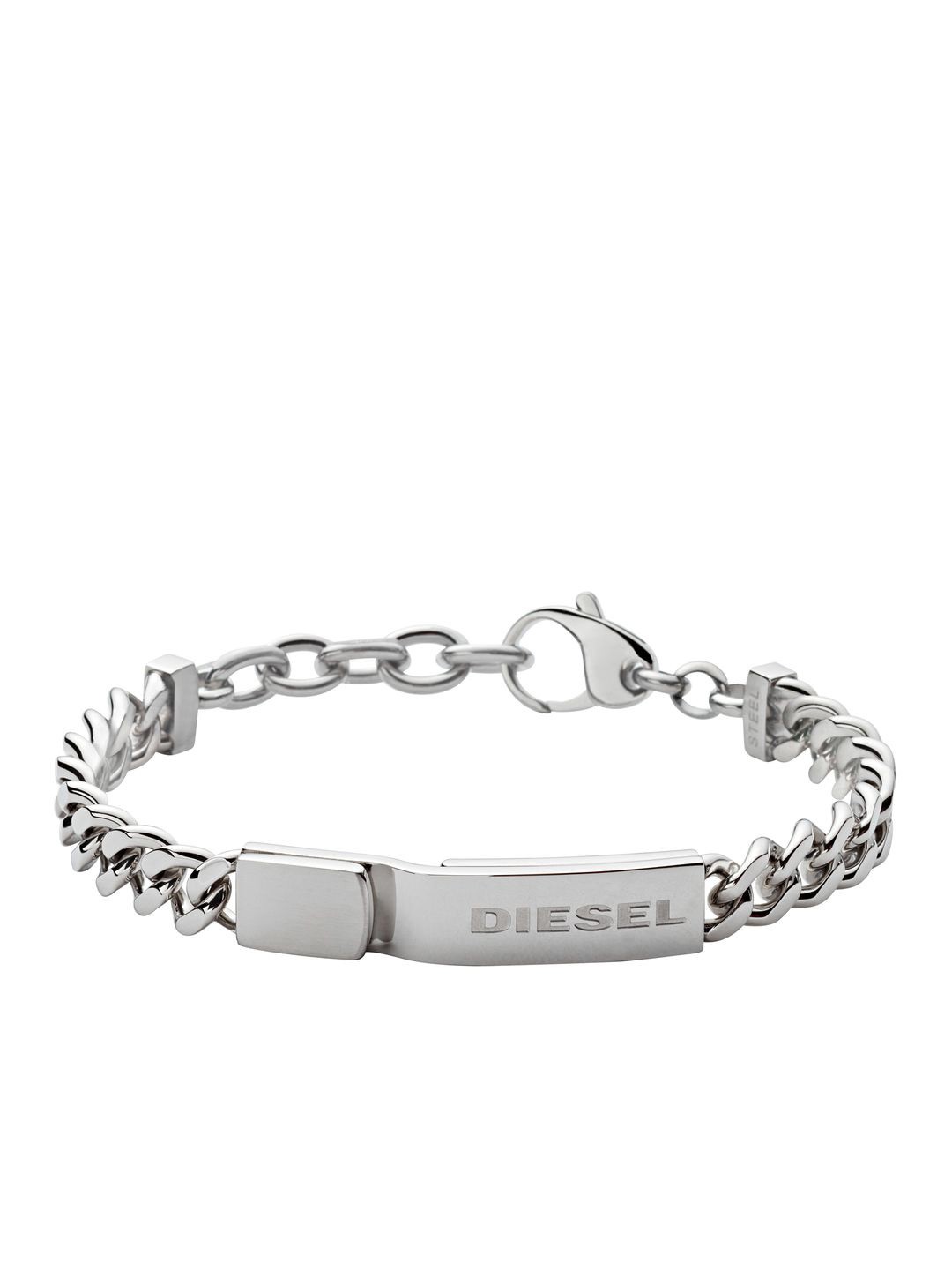 

DIESEL Men Stainless Steel Link Bracelet, Silver