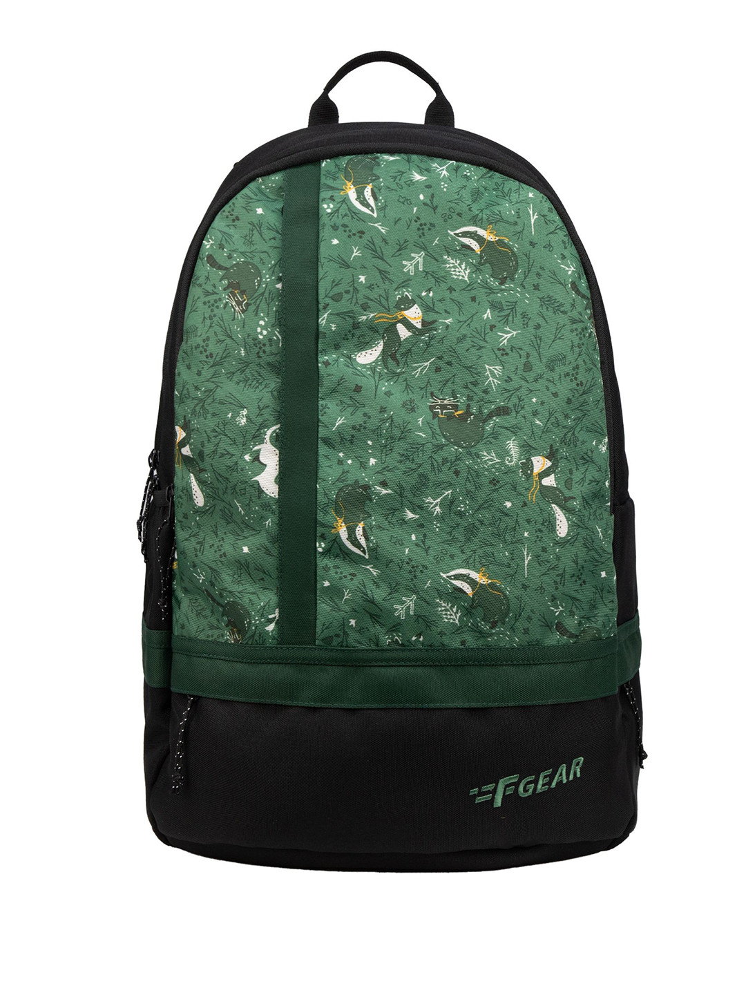 

F Gear Unisex Graphic Printed Ergonomic Backpack 22 L, Green