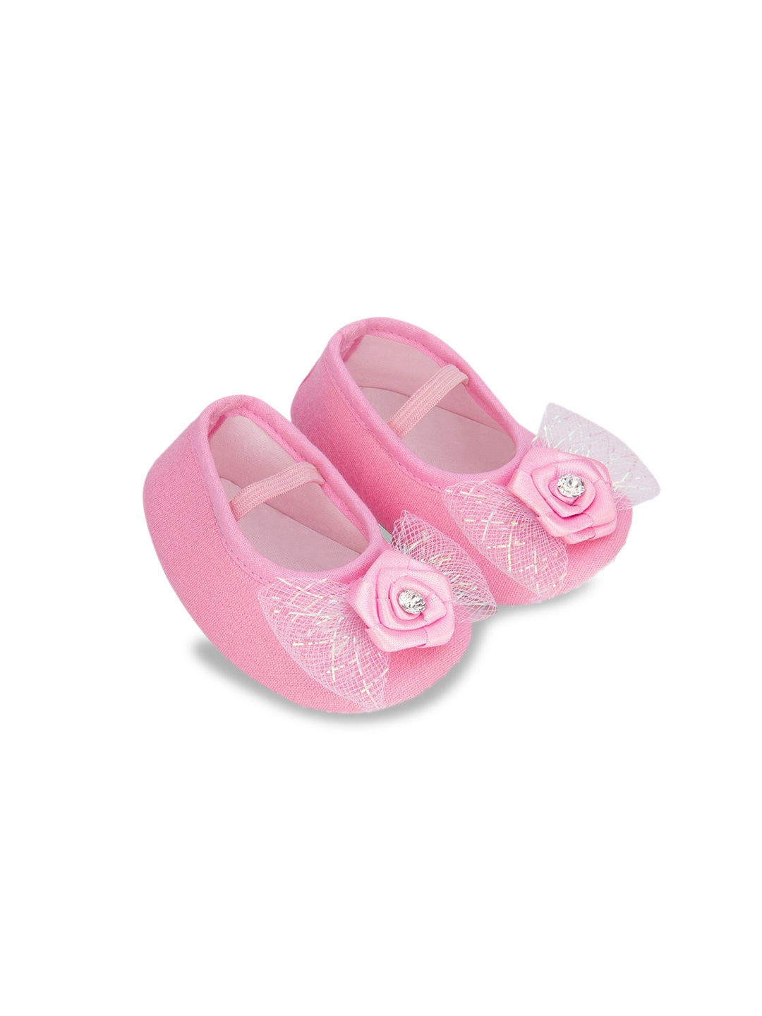 

Daizy Infant Girls Floral Booties, Pink