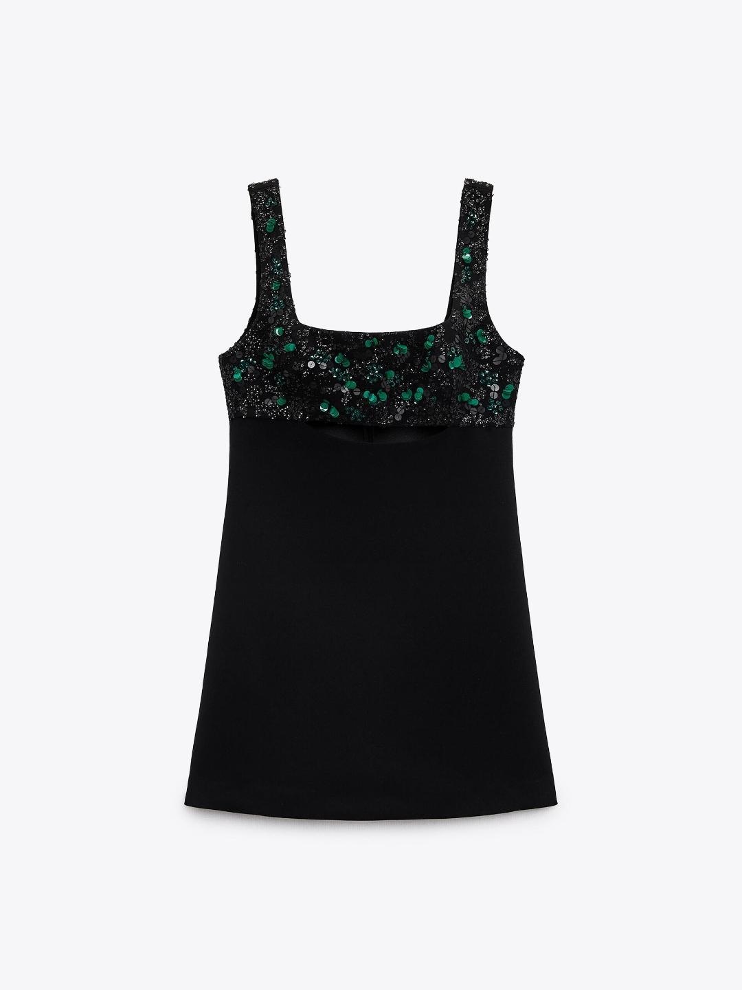 

ZARA Women Black Dress