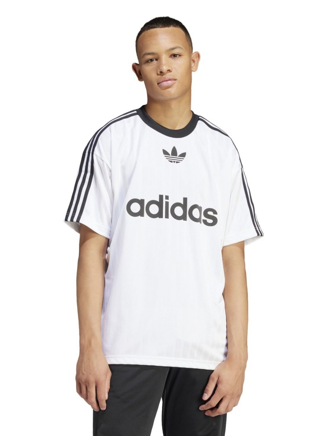 

ADIDAS Originals Men Typography Printed Round Neck Relaxed Fit T-shirt, White