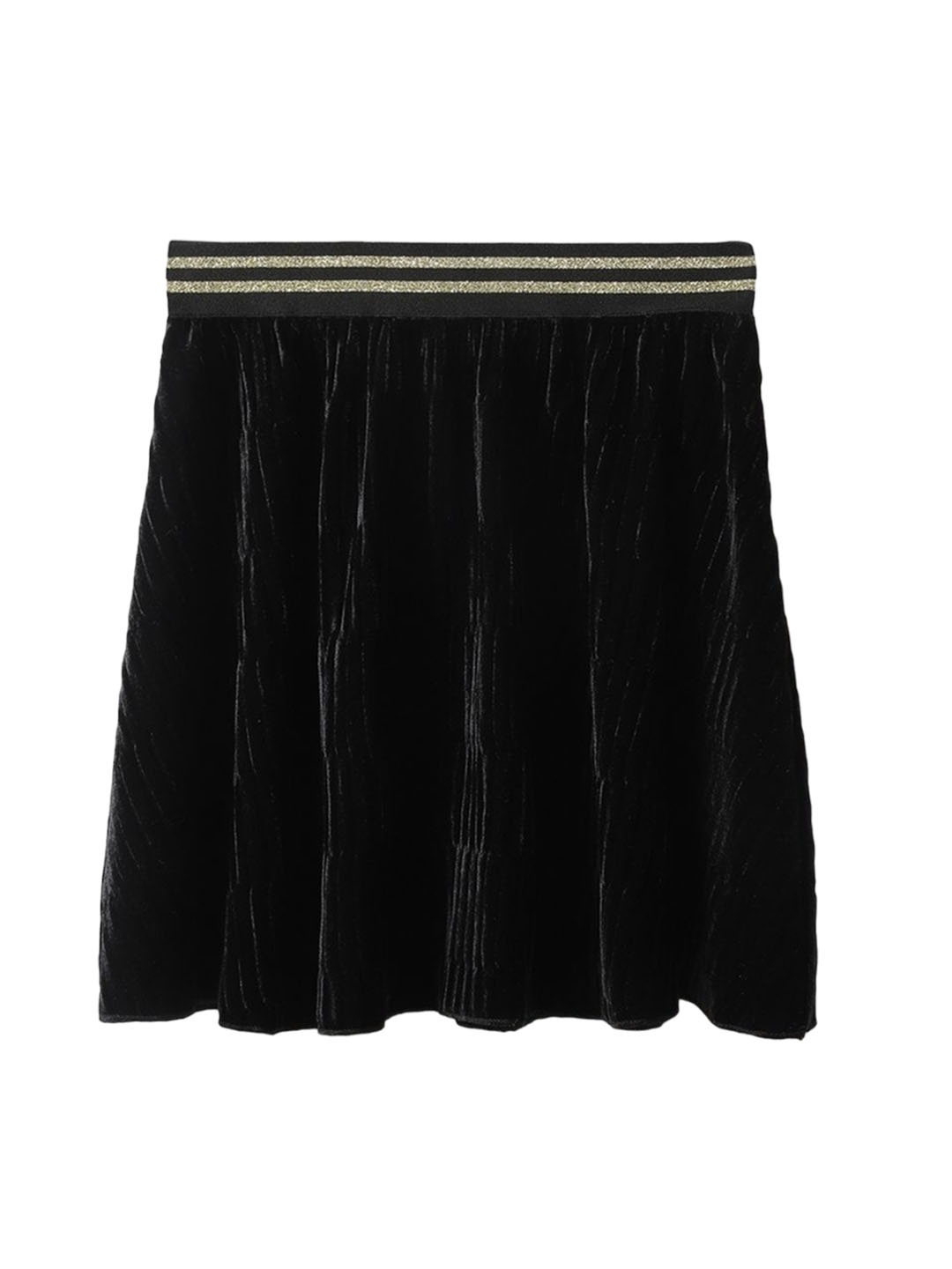 

United Colors of Benetton Girls Flared Casual Skirt, Black