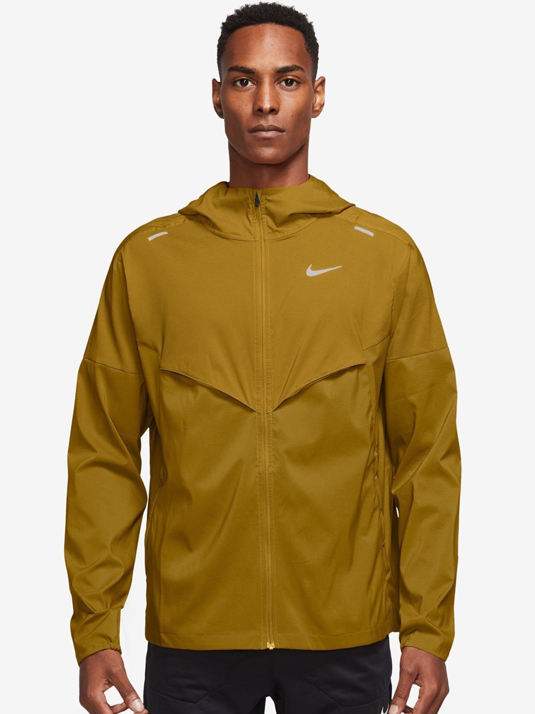 

Nike Windrunner Men Brand Logo Jacket, Brown