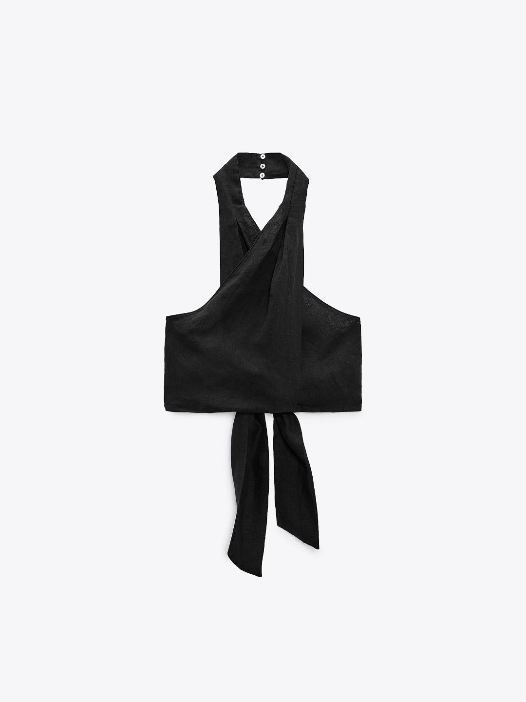 

ZARA Women Black Tops