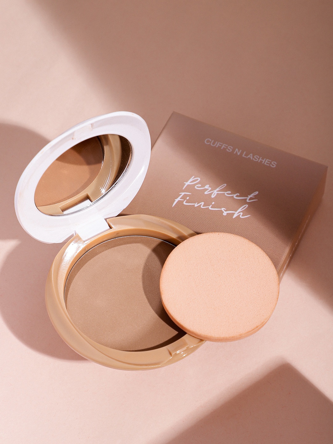 

CUFFS N LASHES SPF 15 Perfect Finish Pressed Powder Compact 16g - Toffee 08, Brown