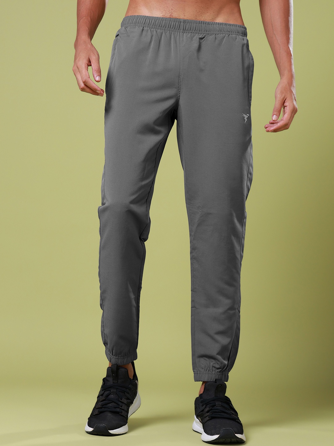 

Technosport Men Mid-Rise Joggers, Grey