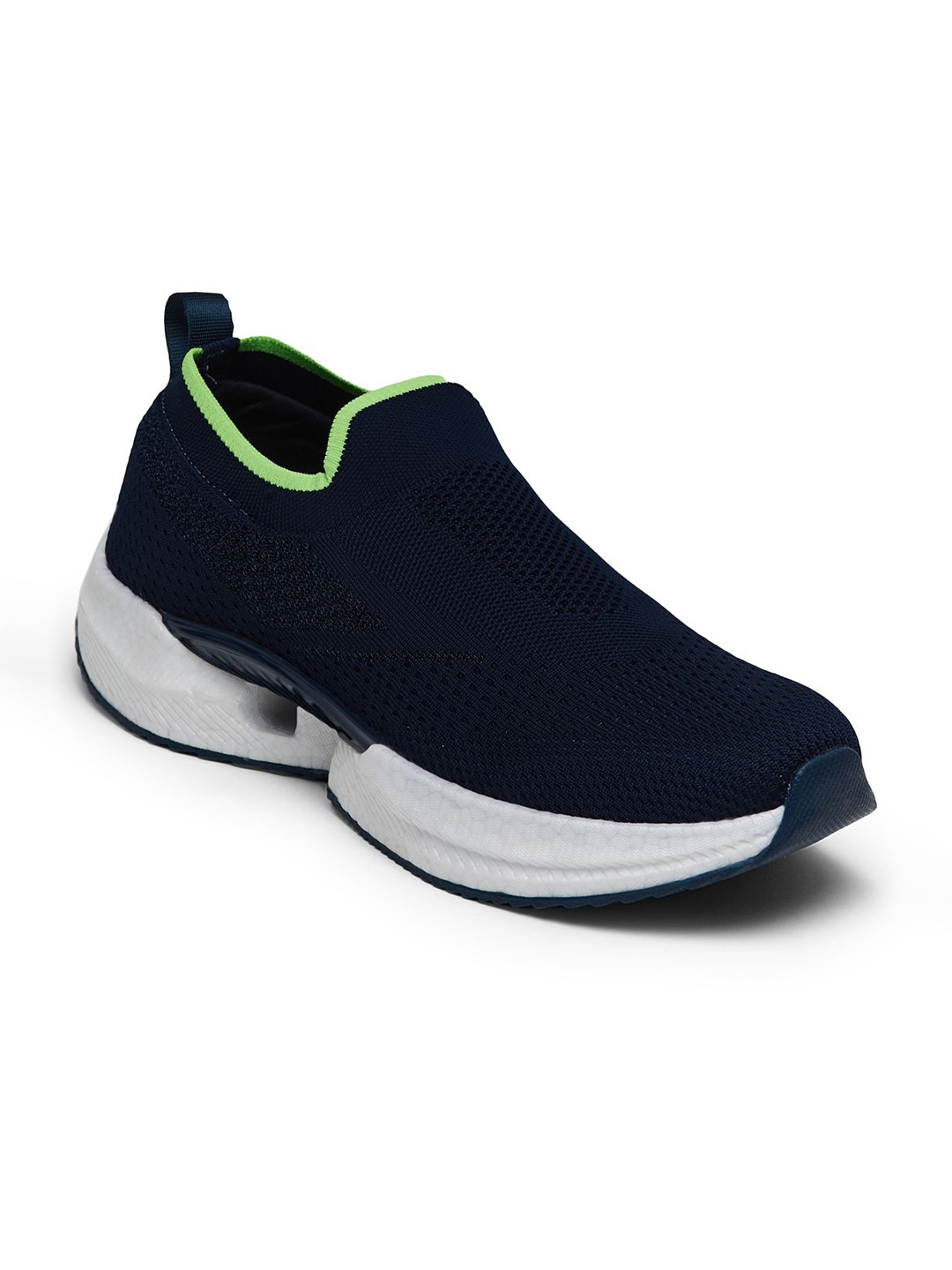 

Campus Men Mesh Walking Non-Marking Shoes, Navy blue