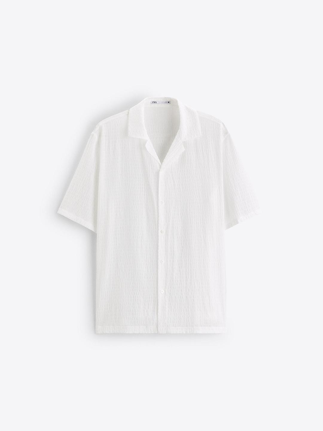 

ZARA Men White Shirts