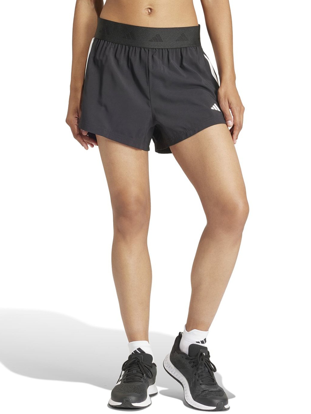 

ADIDAS Women HYGLM WVN SHO Regular Fit Shorts, Black