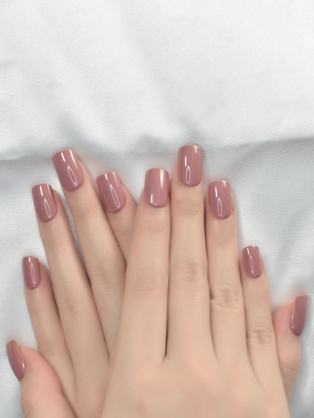

Pep Nails 24 Pcs Artificial Press On Nails- Back To Basics, Pink