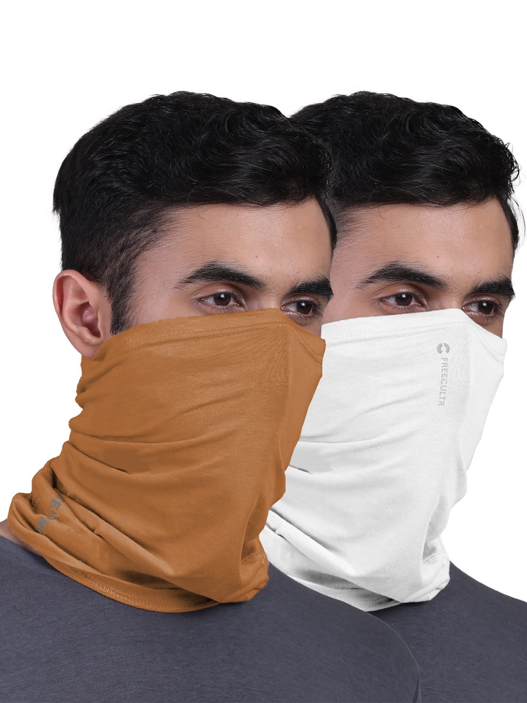 

FREECULTR Unisex Pack of 2 Bandana Headband, White