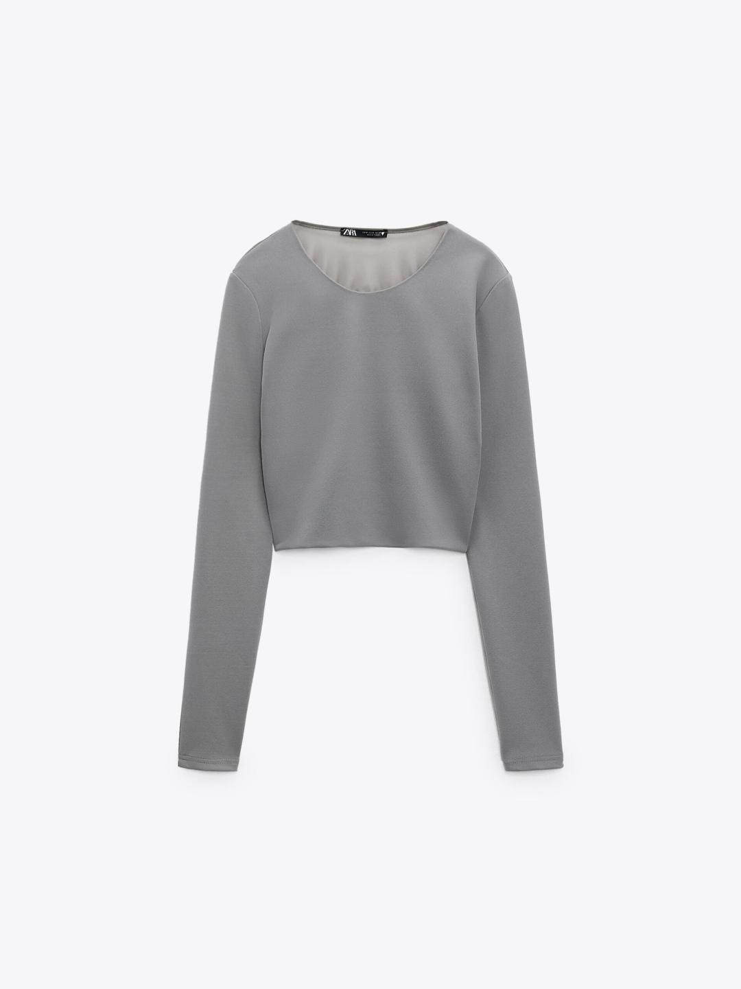 

ZARA Women Tops, Grey