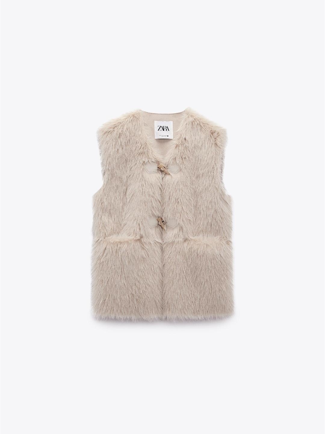 

ZARA Women Beige Waistcoat