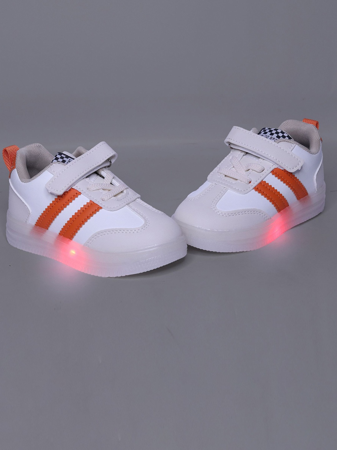 

FEETWELL SHOES Kids PU Sneakers, White