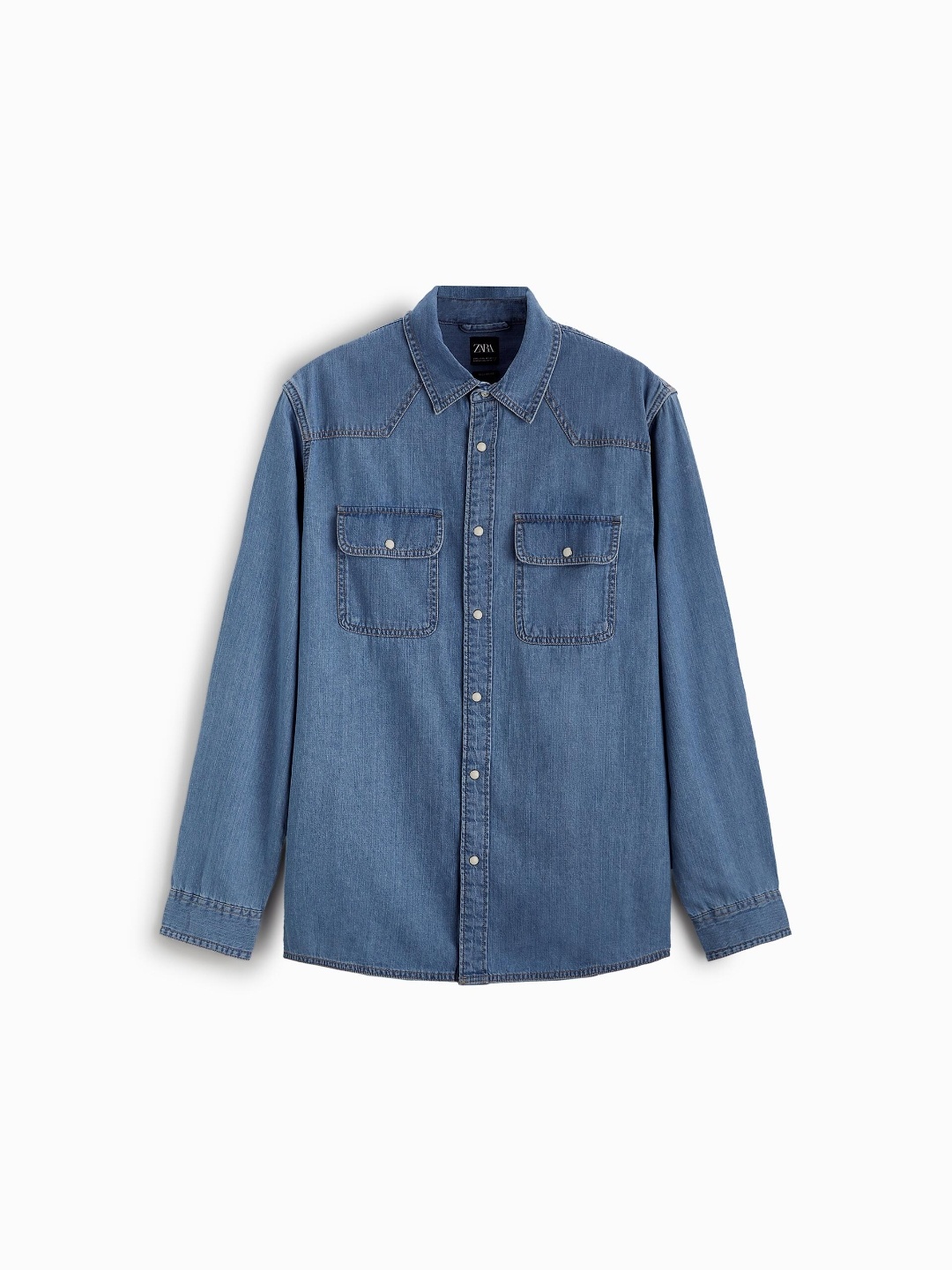 

ZARA Men Blue Shirts