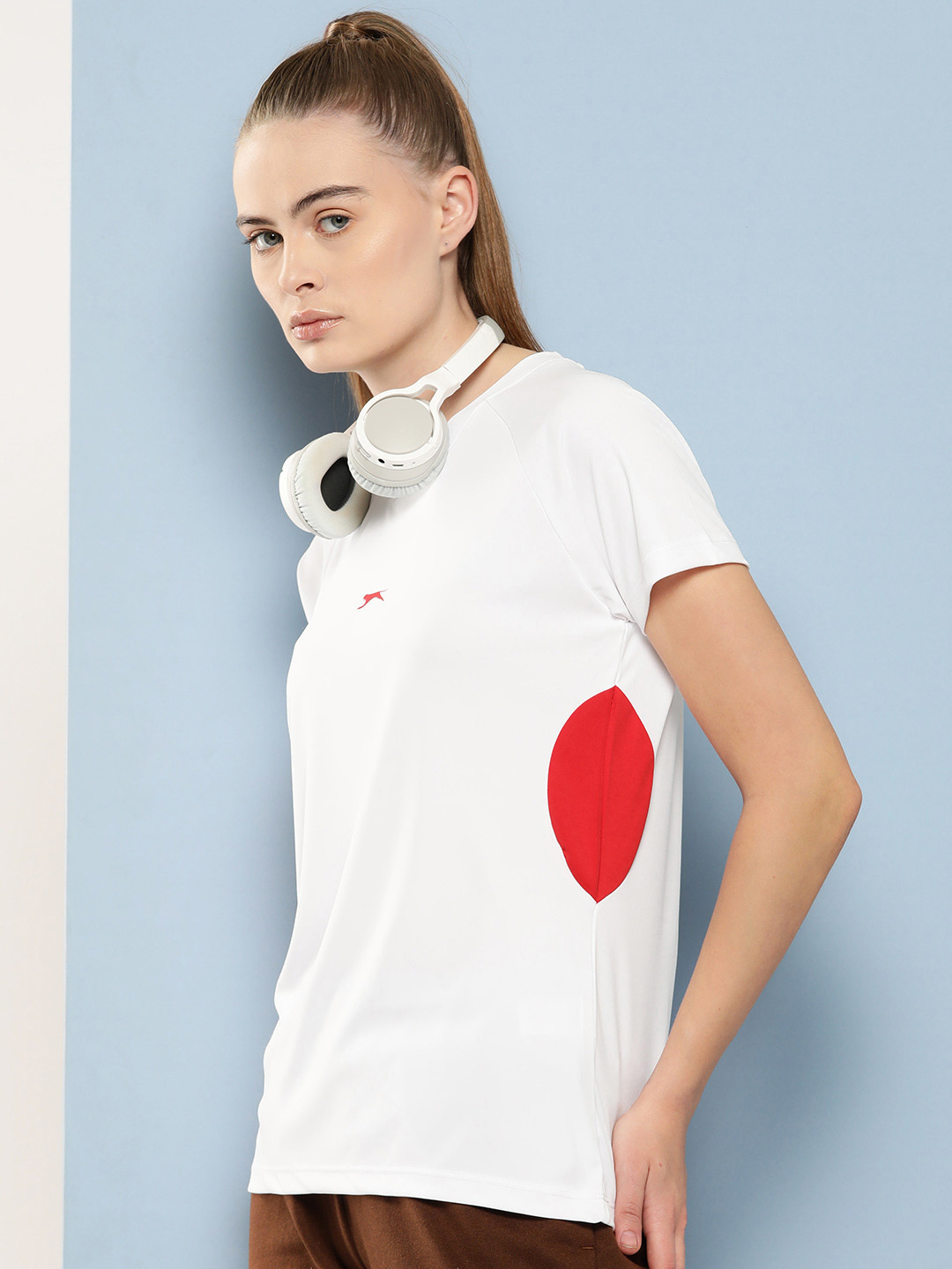 

Slazenger Colourblocked Sports T-shirt, White