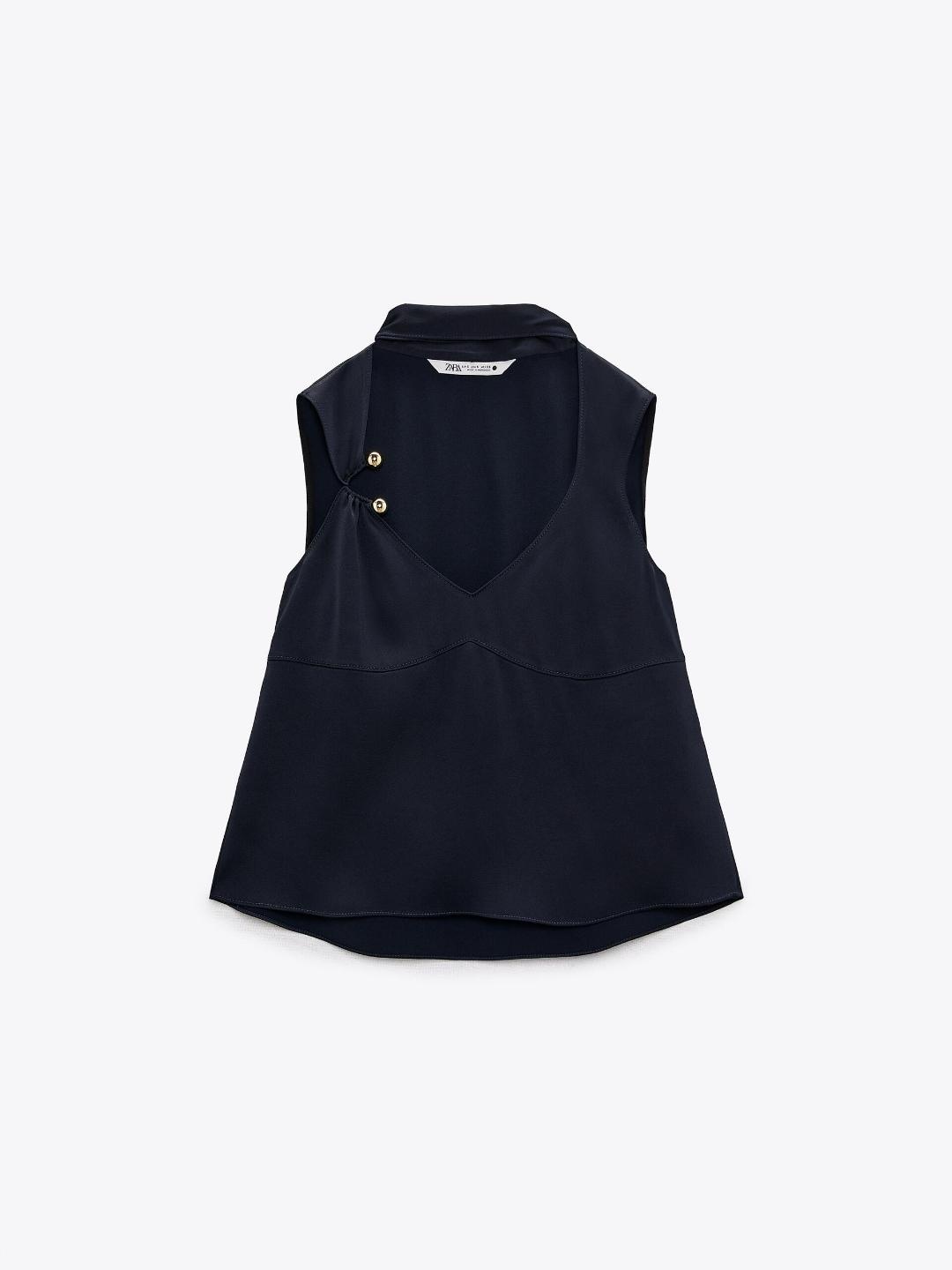 

ZARA Women Tops, Navy blue