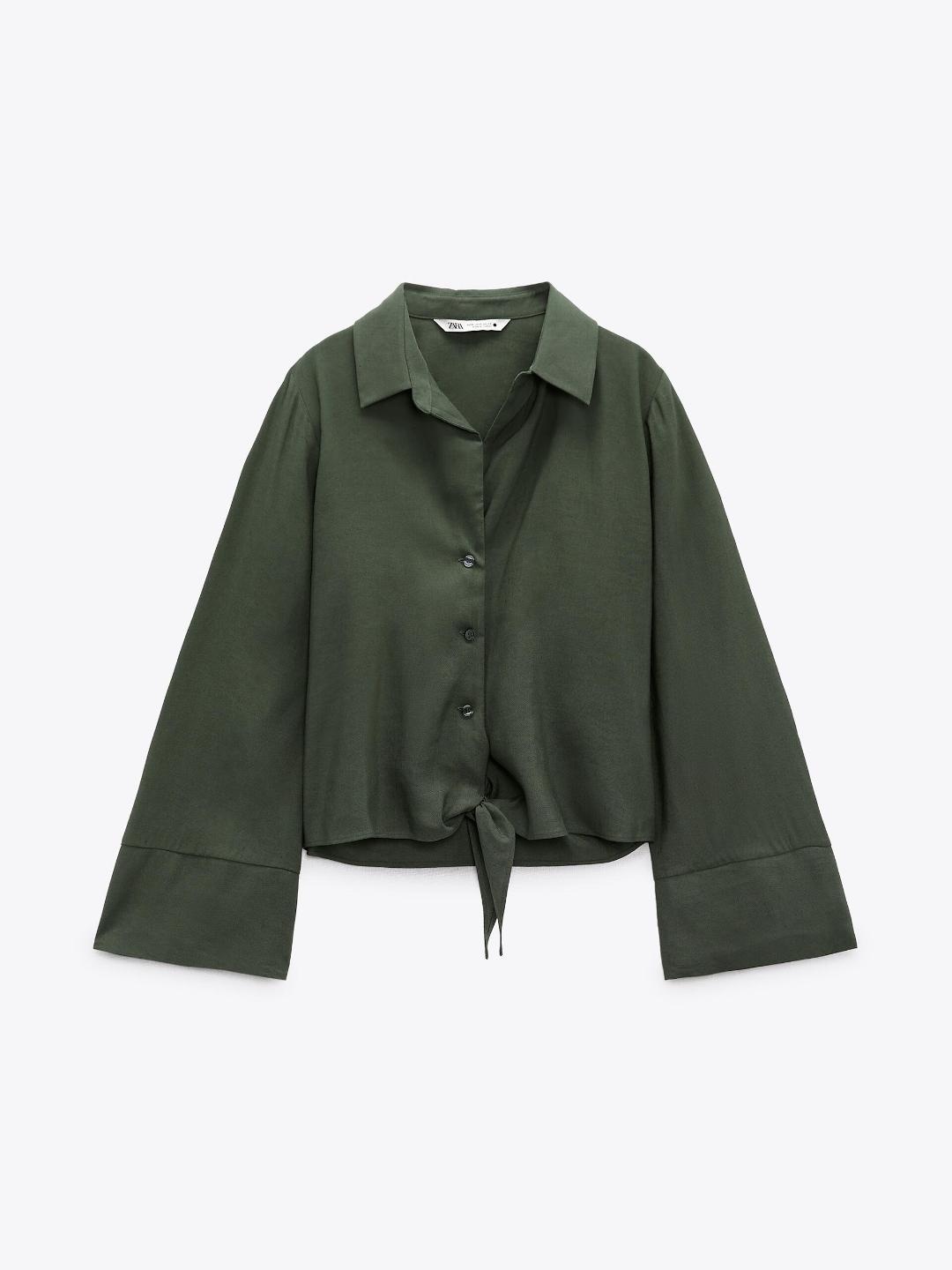 

ZARA Women Shirts, Khaki