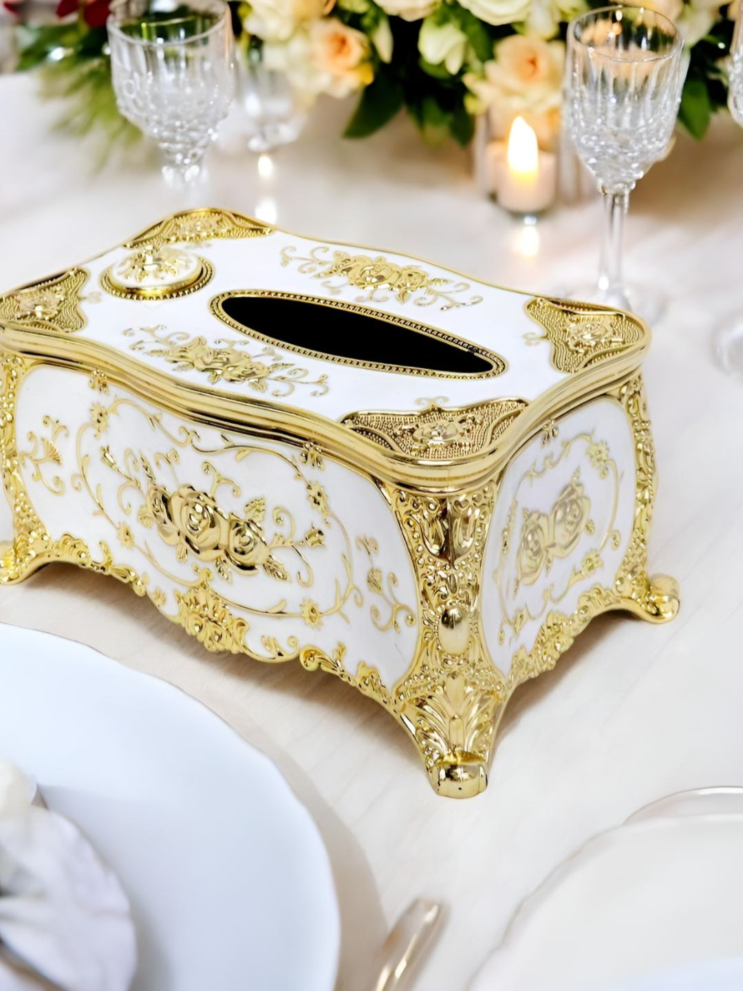 

Extreme Karigari Tissue Holder, White