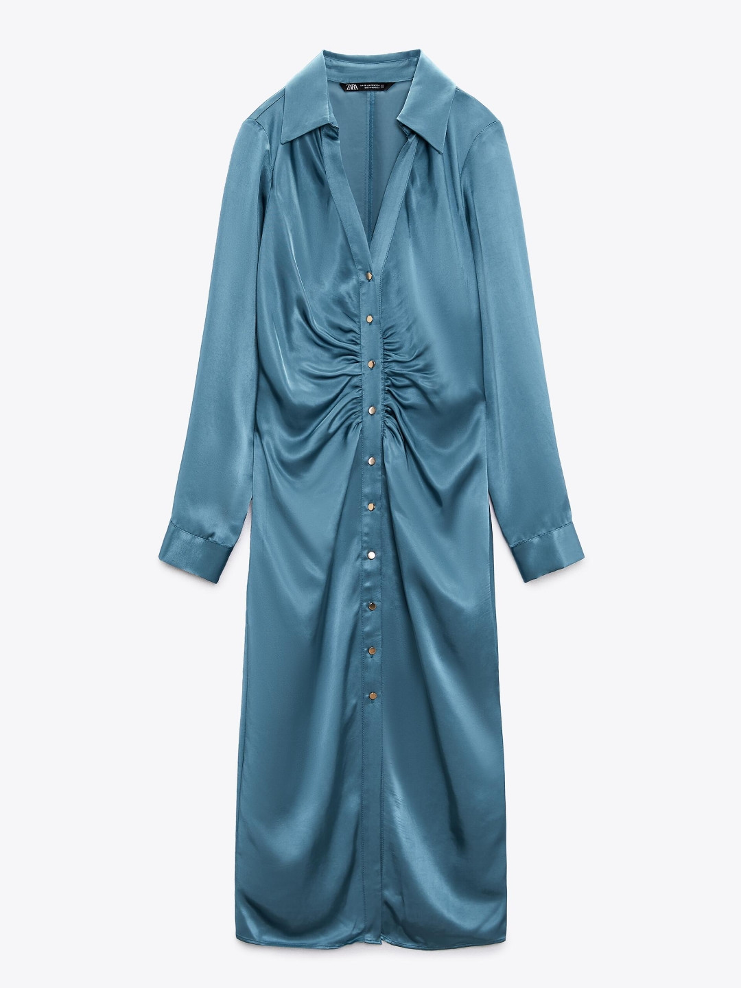 

ZARA Women Blue Dress