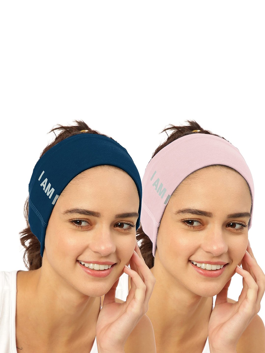 

FREECULTR Unisex Pack of 2 Bandana Headband, Pink