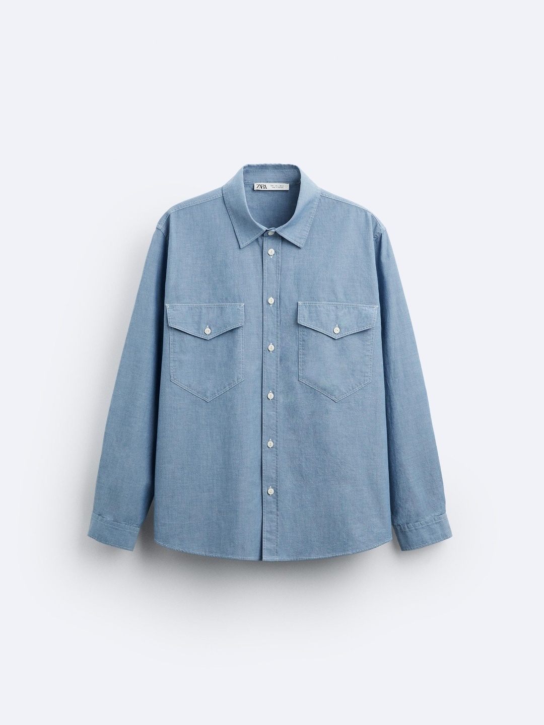 

ZARA Men Blue Shirts