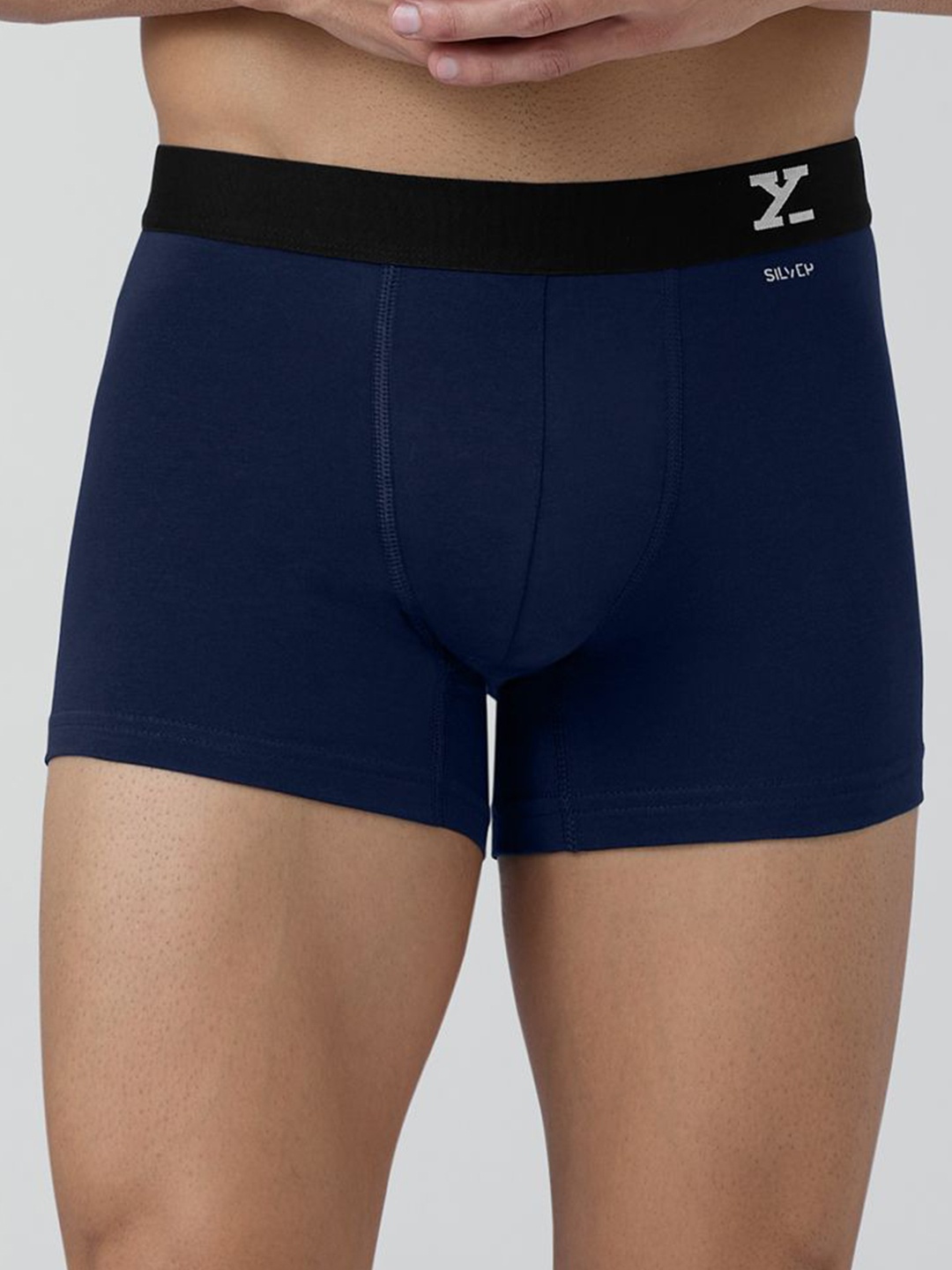 

XYXX Men Mid-Rise Breathability Cotton Trunk XYTRNK100_M, Navy blue