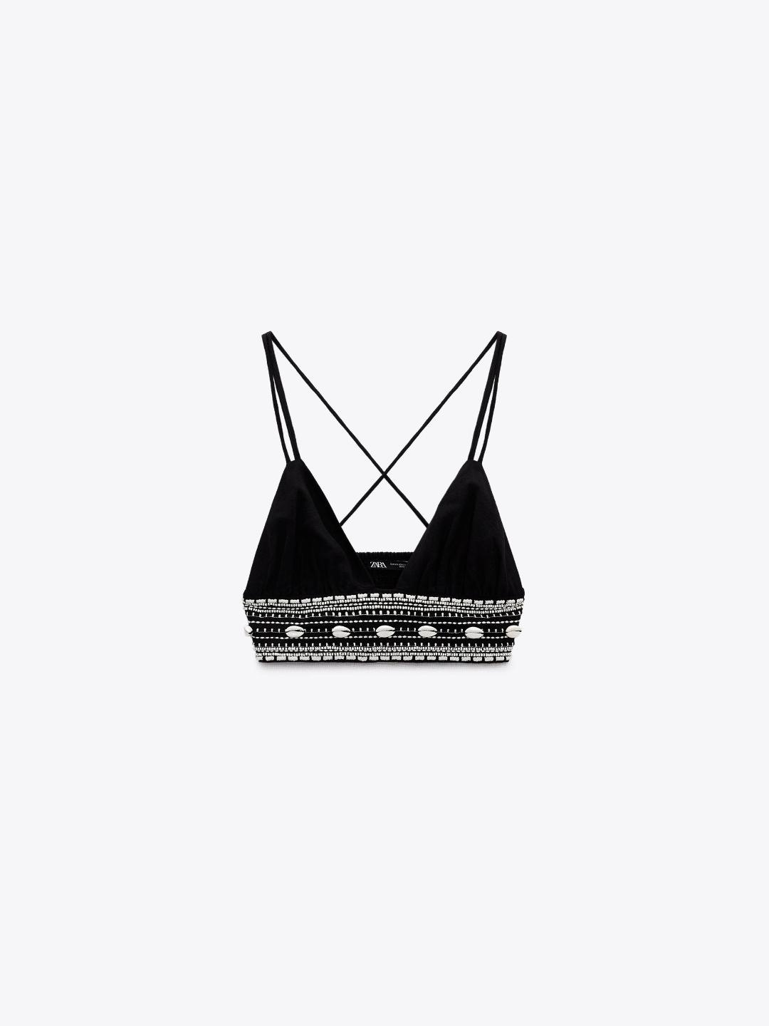 

ZARA Women Black Tops