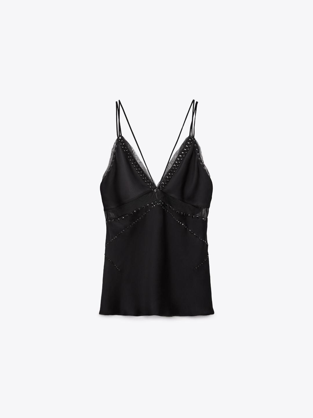

ZARA Women Black Top