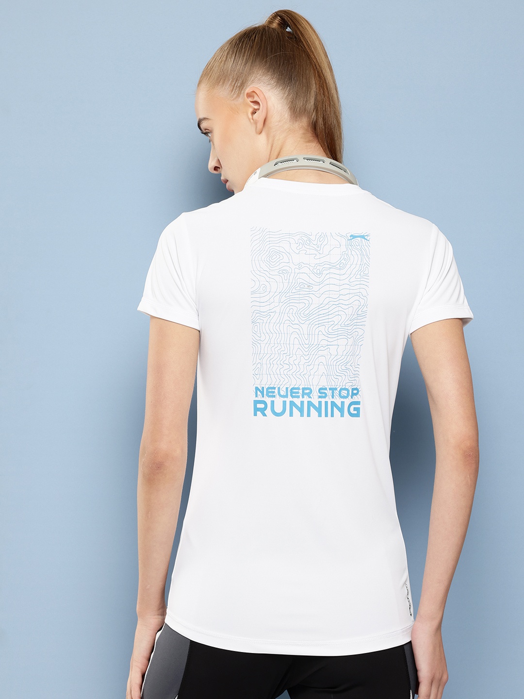 

Slazenger Printed Ultra-Dry Sports T-shirt, White