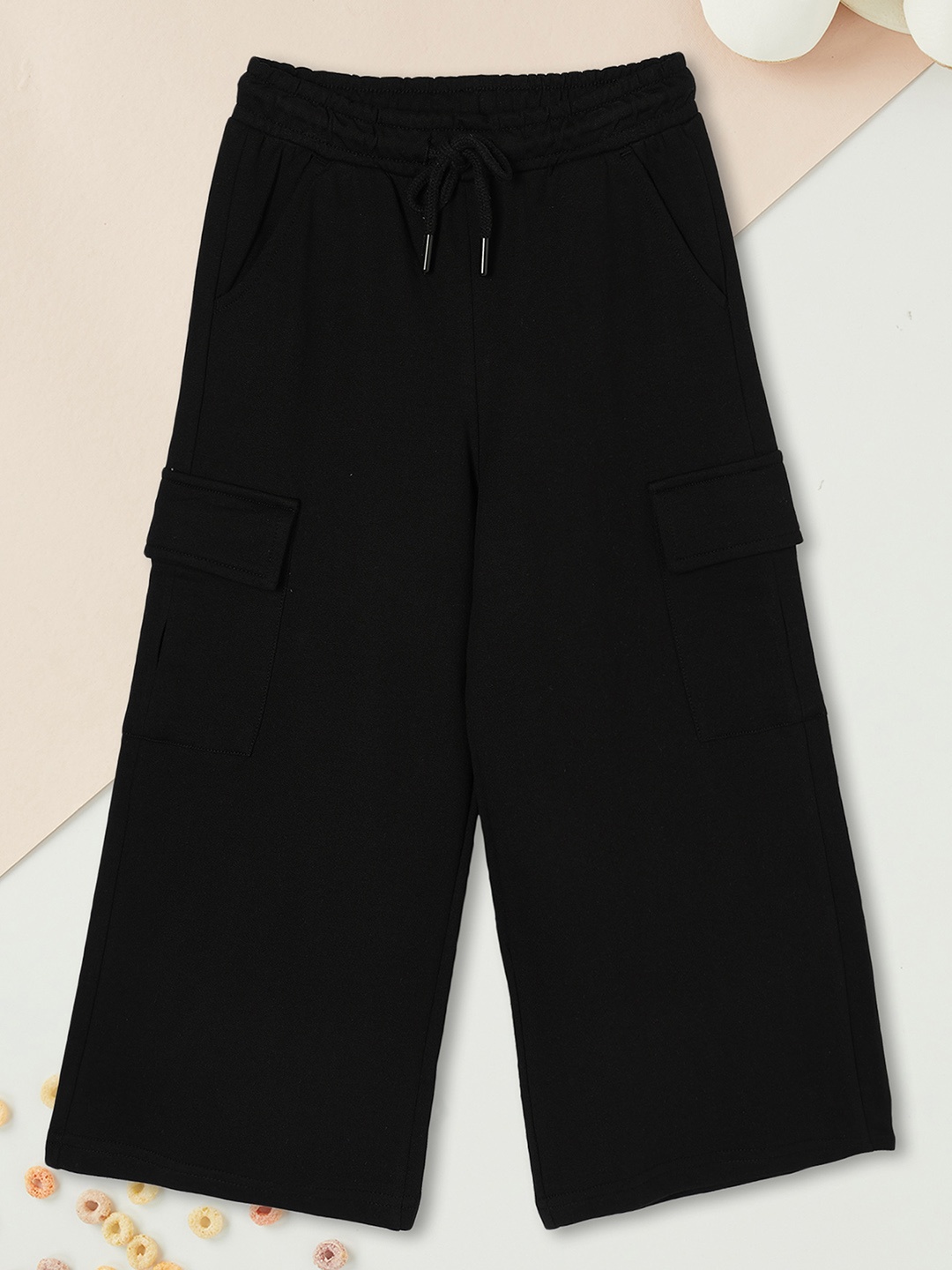 

max Girls Culottes Trousers, Black