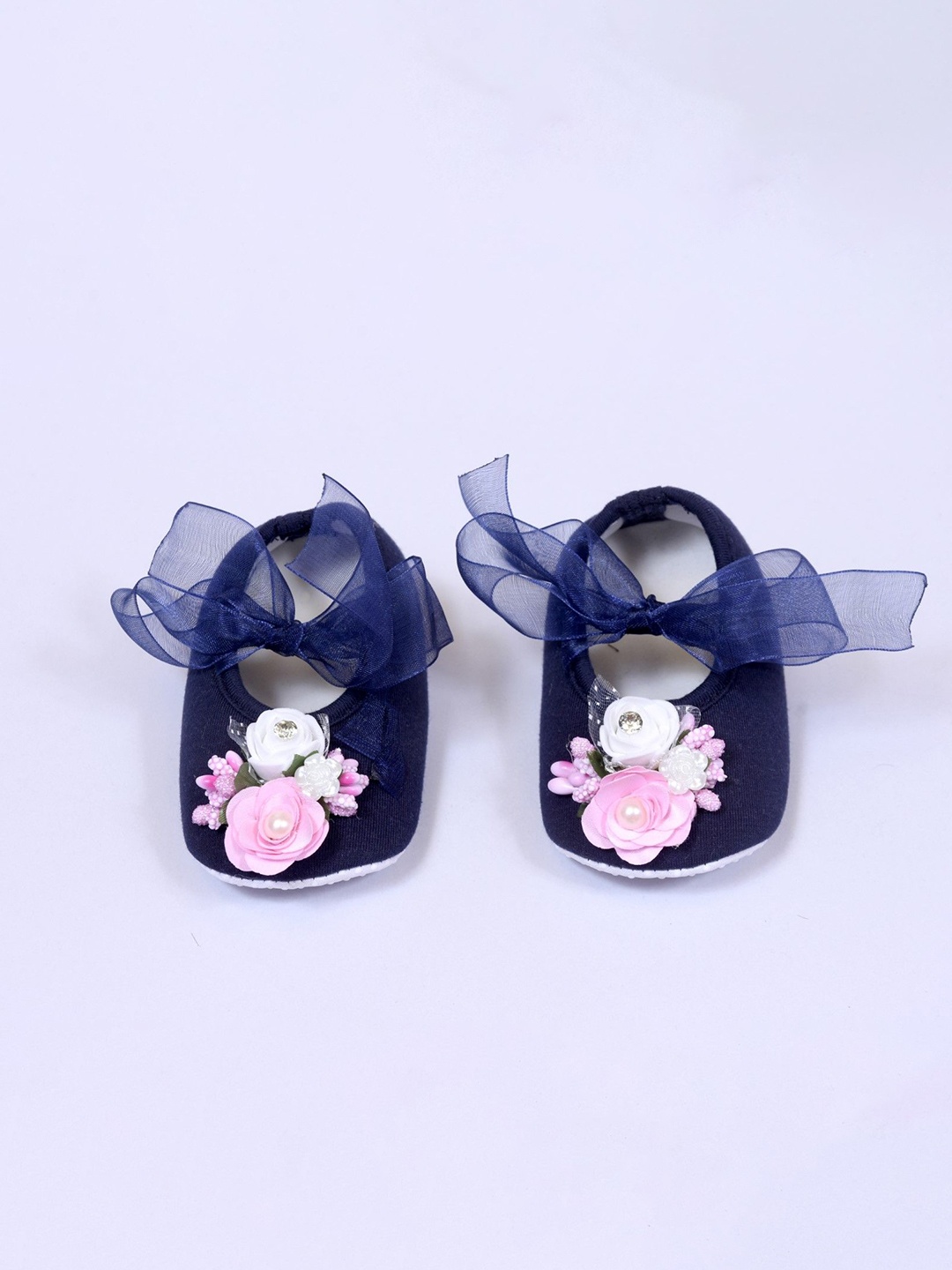 

BAESD Girls Cotton Booties, Blue