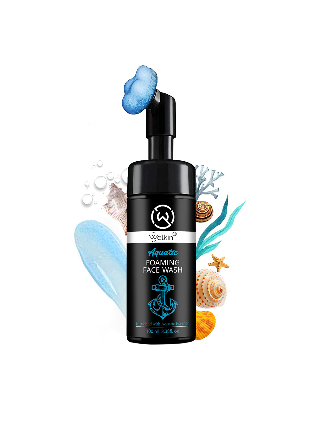 

WELKIN Aquatic Foaming Face Wash With Vitamin E - 100ml, White