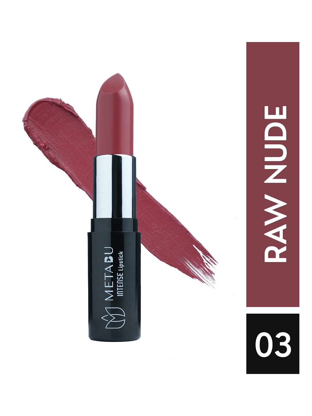 

METABU Intense Bullet Lipstick With Jojoba Oil- 4.2g- 03 Raw Nude