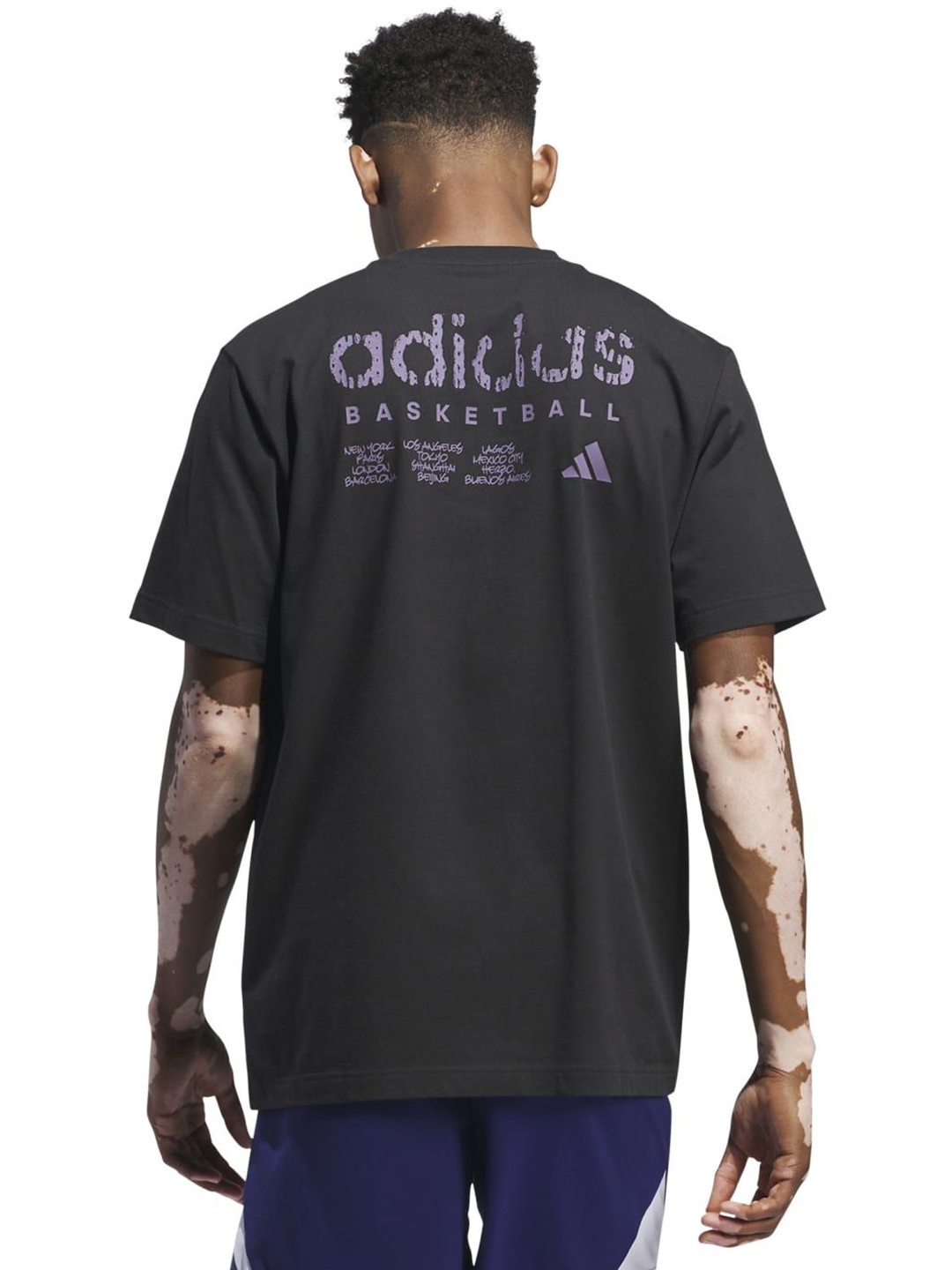 

ADIDAS Originals Men Typography Printed Round Neck Cotton T-shirt, Black