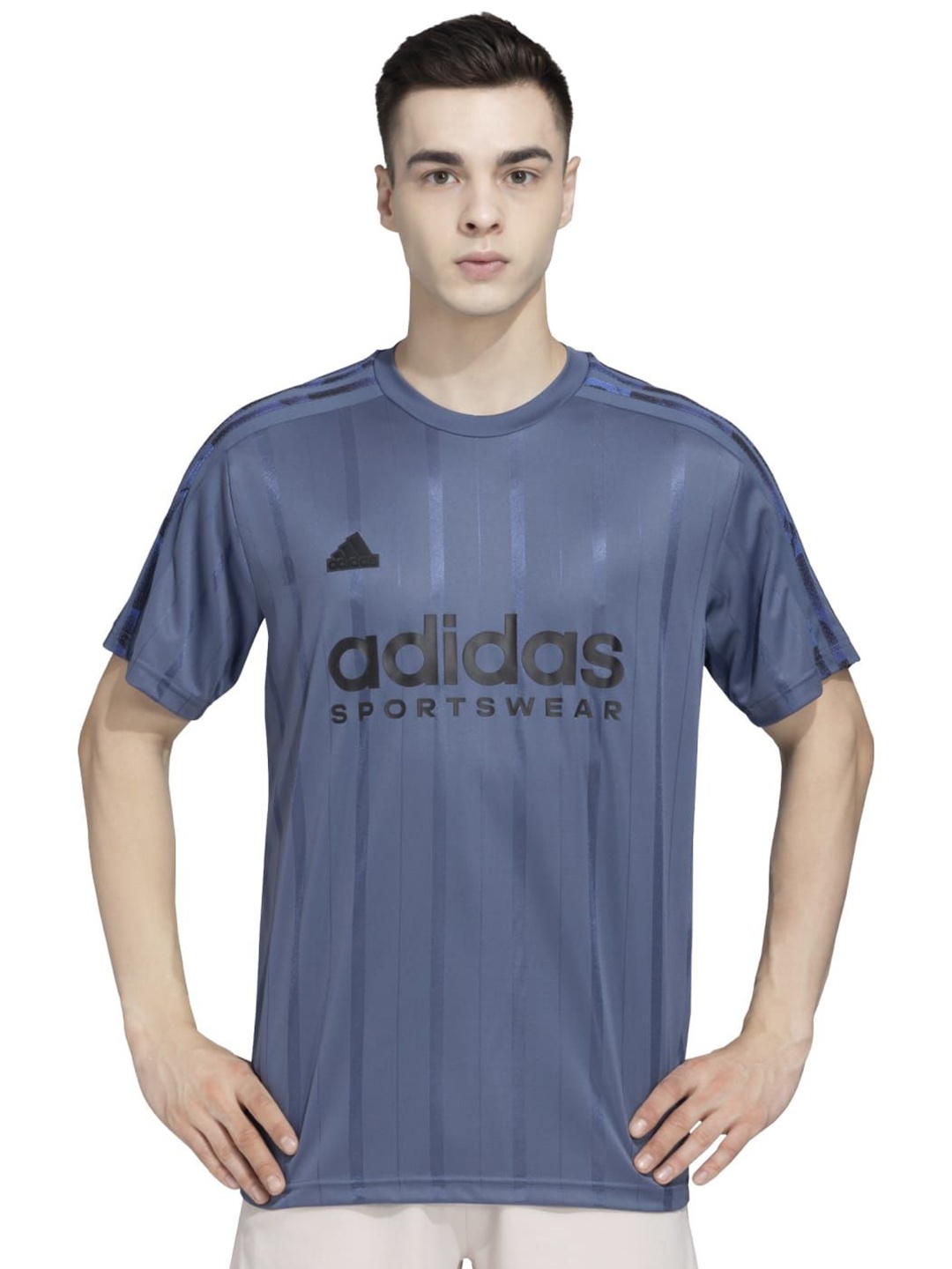 

ADIDAS M TIRO TEE Q2 Relaxed-Fit T-shirt, Blue