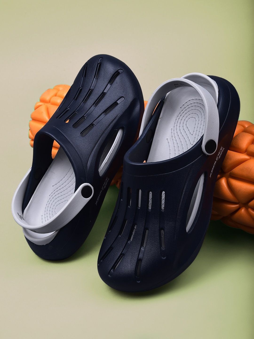 

Action EVA Flotter Men Rubber Clogs, Navy blue