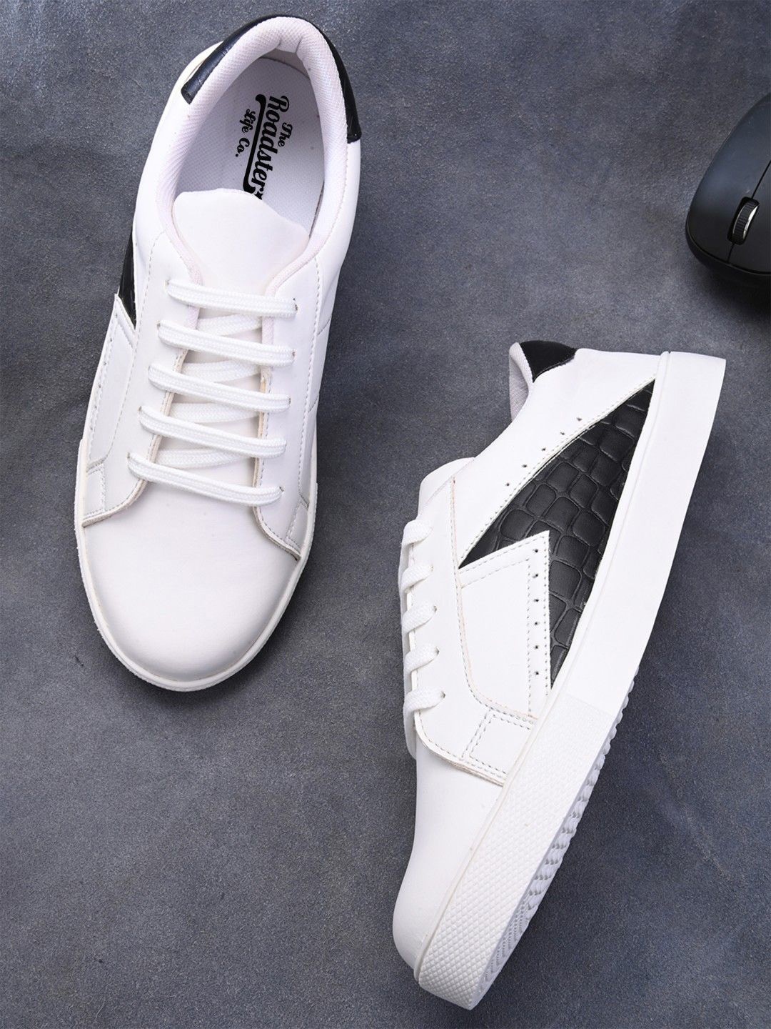 

The Roadster Lifestyle Co Women Lace-Up Sneakers, White