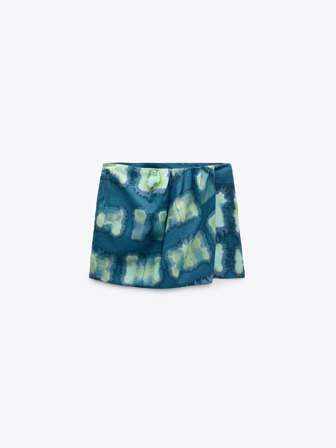 

ZARA Women Green Skirt