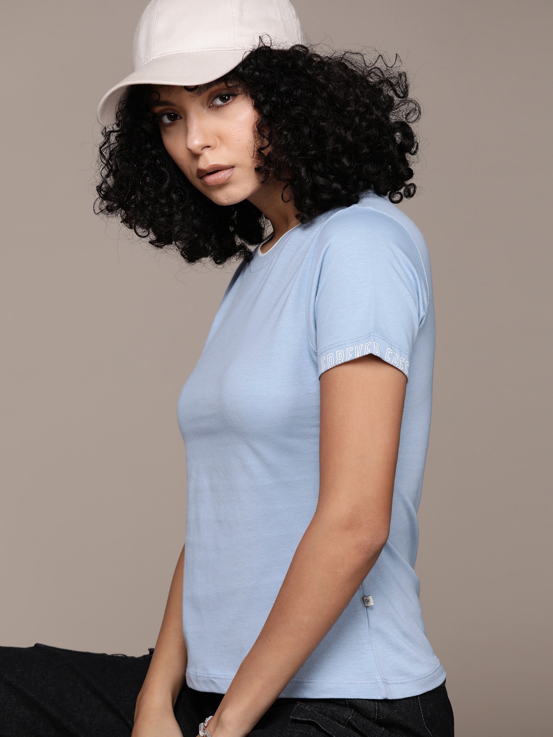 

The Roadster Lifestyle Co. Pure Cotton T-shirt, Blue