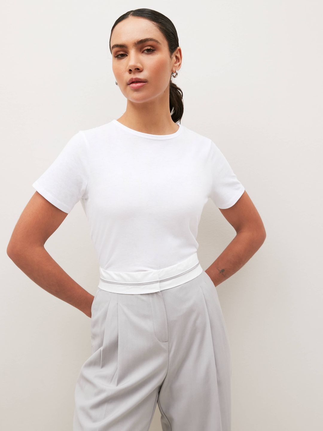 

NEXT Round Neck T-shirt, White