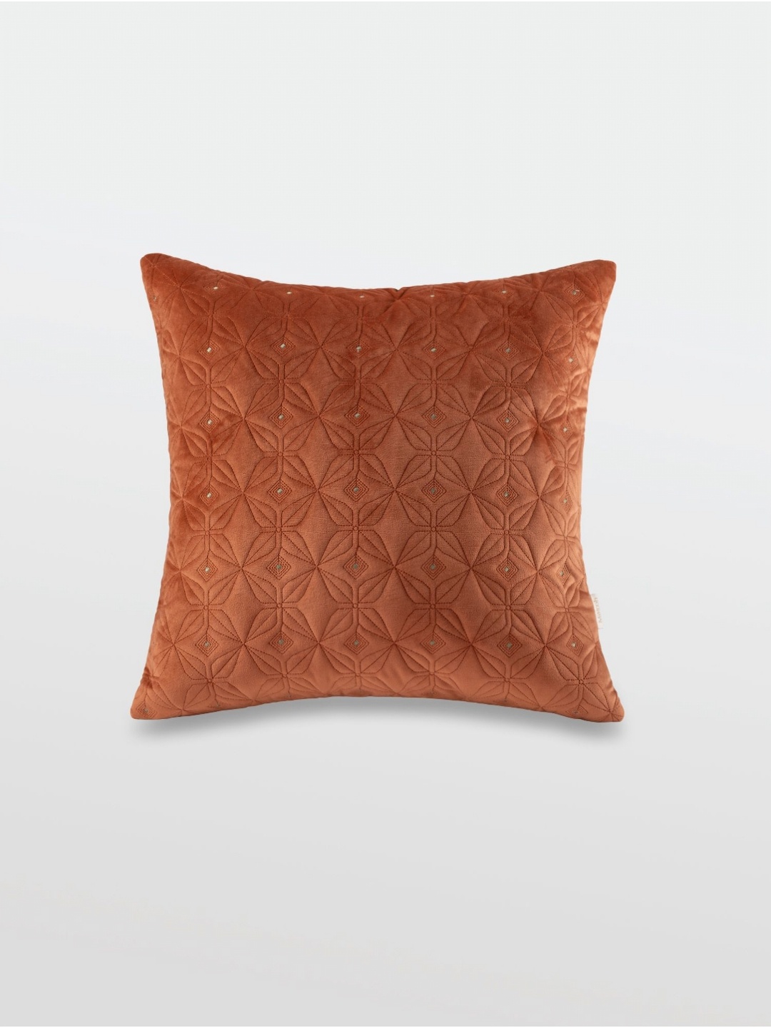 

Mirooh Rust Textured Velvet Pre-Filled Cushion